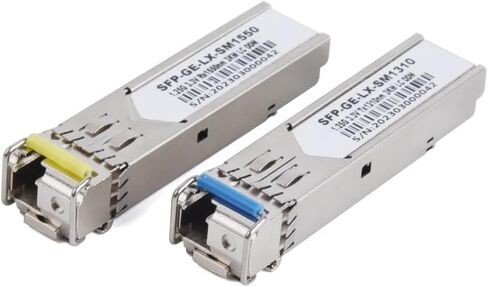 1PAIR GIGABIT FIBER SFP MODULE 1000M LC 1.25G الوضع المفرد A+B وحدة الألياف الملائمة لمفتاح Ethernet (120 كم) in Saudi Arabia