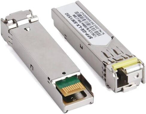 1PAIR GIGABIT FIBER SFP MODULE 1000M LC 1.25G الوضع المفرد A+B وحدة الألياف الملائمة لمفتاح Ethernet (120 كم) in Saudi Arabia