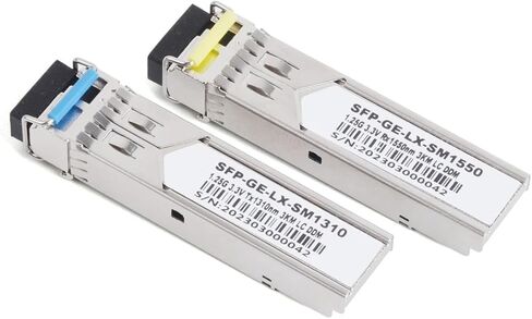 5 أزواج 1.25G GIGABIT SFP الألياف البصرية الوحدة النمطية الوضع المفرد LC 1310/1550NM A+B END لمفتاح Ethernet (120 كم) in Saudi Arabia