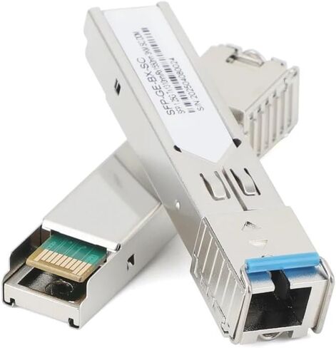 10PAIR 1.25G GIGABIT FIBER SFP MODULE SC 1310NM/1550NM الوضع الفردي A+B 1000M وحدة الألياف الملائمة لمفتاح Ethernet (60 كم) in Saudi Arabia