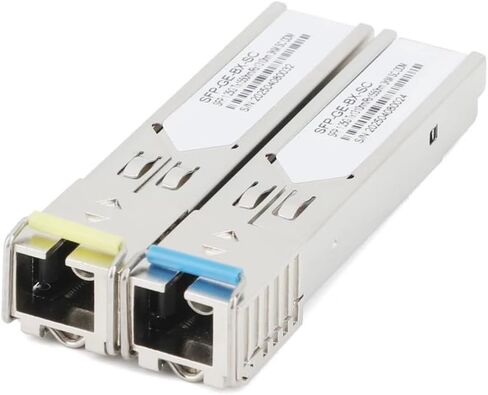 10PAIR 1.25G GIGABIT FIBER SFP MODULE SC 1310NM/1550NM الوضع الفردي A+B 1000M وحدة الألياف الملائمة لمفتاح Ethernet (60 كم) in Saudi Arabia