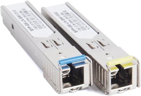 10PAIR 1.25G GIGABIT FIBER SFP MODULE SC 1310NM/1550NM الوضع الفردي A+B 1000M وحدة الألياف الملائمة لمفتاح Ethernet (60 كم) in Saudi Arabia