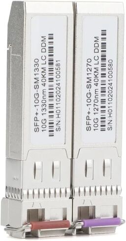 10 أزواج 10G الألياف SFP وحدة 1270NM/1330NM الوضع المفرد الألياف الفردية 10/20/40km A+B لمفتاح Ethernet (60 كم) in Saudi Arabia