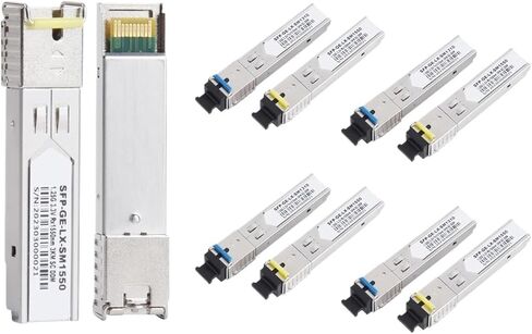 5PAIR 1.25G 1000M GIGABIT الألياف SFP MODULE SC 1310NM/1550NM الوضع الفردي A+B MODULE MODULE لمفتاح Ethernet (3 كم) in Saudi Arabia