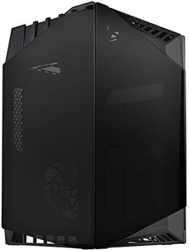 Mini ATX Mini-Tower Tempered Glass Case, Black in Saudi Arabia