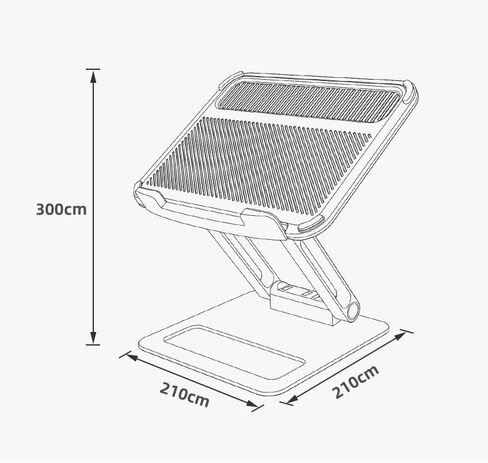 Laptop Stand Heat Sink Base Fan Aluminum Alloy Desktop Elevated Hub Dock Stand in Saudi Arabia