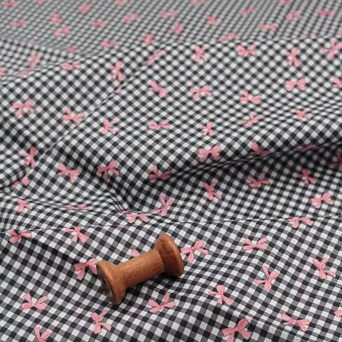 Hanjunzhao Forest Fabric by The Yard, Floral Strawberry Mushroom Rabbits Friends Pattern, Quilting Fabric for Sewing Crafts, 2 Yards, Multi-Colored in Kuwait