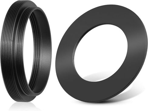 Astromania M48x0.75 Female Rotation Lock Ring Telescope Adapter - Bundle with - M48X0.75 Male/M42X1 Female to M42X0.75 Male Telescope Adapter in Saudi Arabia