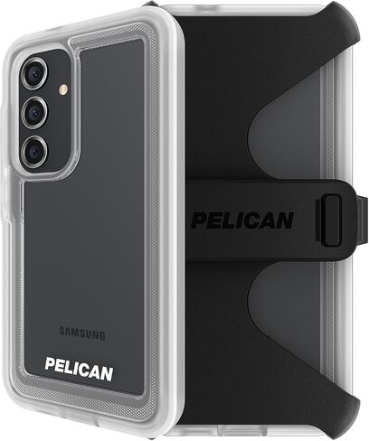 Pelican Protector - Samsung Galaxy S24 Case [6.2"] [16ft MIL-STD Drop Protection] [Wireless Charging] Phone Case for Samsung Galaxy S24 - Slim, Rugged Cover with Anti Scratch Technology - Black in Kuwait