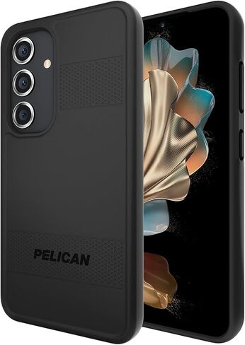 Pelican Protector - Samsung Galaxy S24 Case [6.2"] [16ft MIL-STD Drop Protection] [Wireless Charging] Phone Case for Samsung Galaxy S24 - Slim, Rugged Cover with Anti Scratch Technology - Black in Kuwait