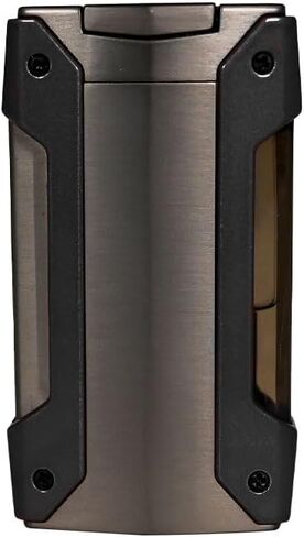 Lotus Tank Single Torch Lighter with Punch (Gunmetal and Black) in Saudi Arabia