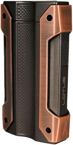 Lotus Tank Single Torch Lighter with Punch (Gunmetal and Black) in Saudi Arabia