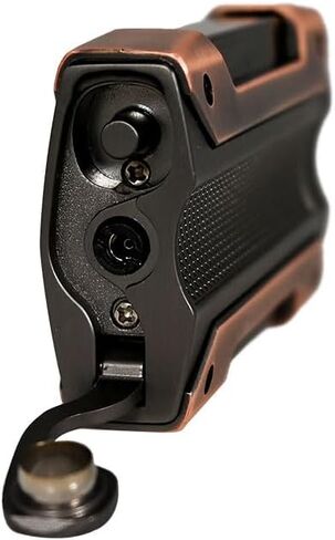 Lotus Tank Single Torch Lighter with Punch (Gunmetal and Black) in Saudi Arabia