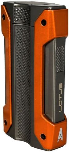 Lotus Tank Single Torch Lighter with Punch (Gunmetal and Black) in Saudi Arabia