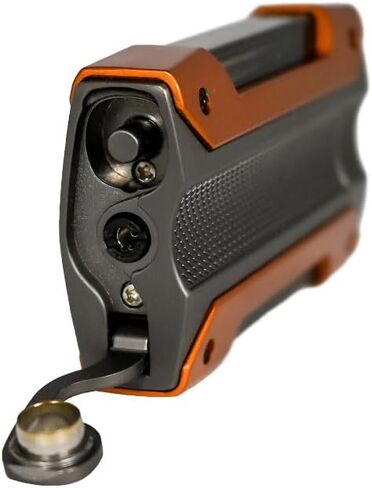 Lotus Tank Single Torch Lighter with Punch (Gunmetal and Black) in Saudi Arabia
