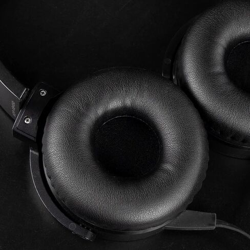 بديل لسماعات الأذن Soulwit لـ Sony MDR-XB450 (MDRXB450)/XB450AP/XB550 سماعات ، وسائد وسادات الأذن مع رغوة عزل الضوضاء عالية الكثافة-XB450 PL أسود in Kuwait