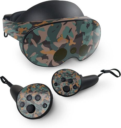 MightySkins Skin Compatible with Meta Quest Pro - Muted Camouflage | Protective, Durable, and Unique Vinyl Decal wrap Cover | Easy to Apply, Remove, and Change Styles | Made in The USA in Saudi Arabia