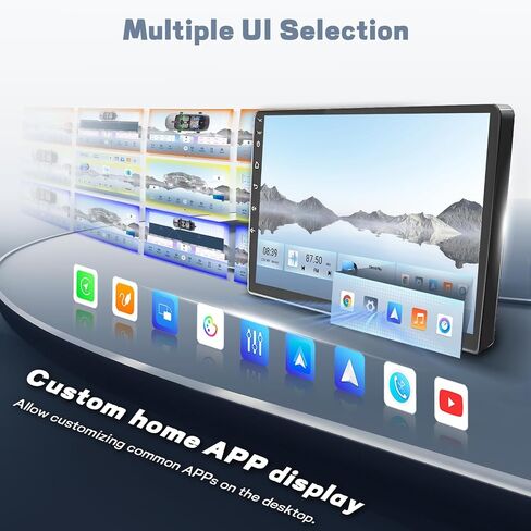 Hikity لسيارة Honda Odyssey 2005-2010 Android 13 ستيريو مع Carplay لاسلكي Android Auto 10.1 بوصة شاشة لمس راديو السيارة يدعم نظام تحديد المواقع العالمي (GPS) ومرآة وصلة كاميرا احتياطية بلوتوث in Saudi Arabia
