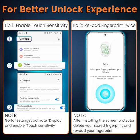 BNCHI 2 Pack for Samsung Galaxy A15 Anti-Glare Matte Screen Protector 6.5 inch, 9H Tempered Glass Film, [Scratch Resistant] [Anti-Fingerprint] [ Smooth as Silk] in Saudi Arabia