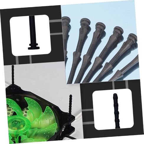 Popetpop 20pcs مسامير مروحة الحاسوب من Popetpop من أجل الحد من الضوضاء وتثبيت سهولة التثبيت في حالات التبريد in Saudi Arabia