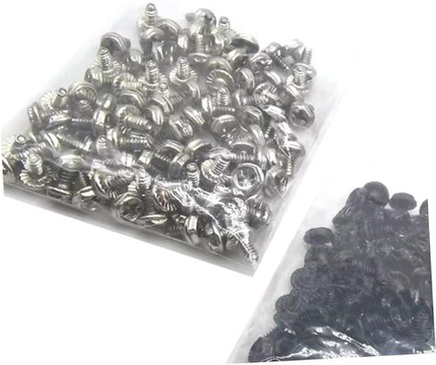POPETPOP 100pcs Computer Case Mounting Screws Kit Pci Screws for Power Supply Metal Fasteners for Hardware Installation and System Building in Saudi Arabia
