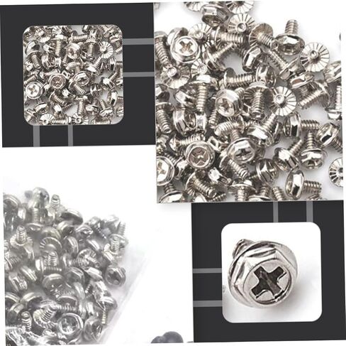 POPETPOP 100pcs Computer Case Mounting Screws Kit Pci Screws for Power Supply Metal Fasteners for Hardware Installation and System Building in Saudi Arabia