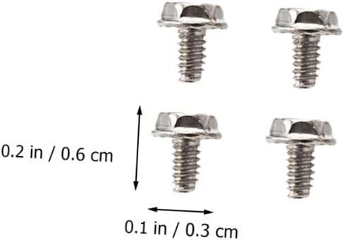 POPETPOP 100pcs Computer Case Mounting Screws Kit Pci Screws for Power Supply Metal Fasteners for Hardware Installation and System Building in Saudi Arabia