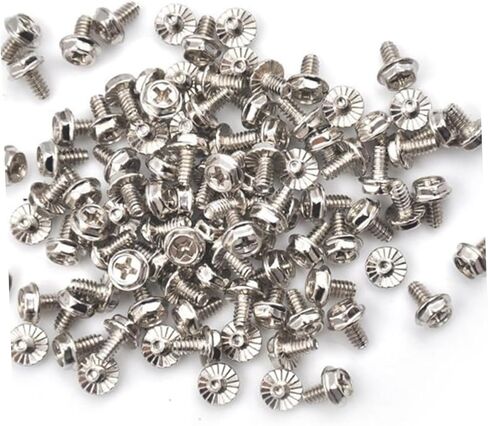 POPETPOP 100pcs Computer Case Mounting Screws Kit Pci Screws for Power Supply Metal Fasteners for Hardware Installation and System Building in Saudi Arabia