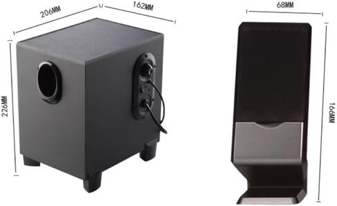 Multimedia 2.1 Computer سطح مكتب مكبر صوت محمول مكبر صوت مكبر صوت منزلي in Saudi Arabia