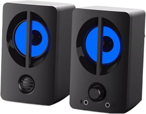 Desktop Speaker Small Wired Speaker Multimedia Speaker Office Laptop Small Speaker Home Esports Speaker in Saudi Arabia
