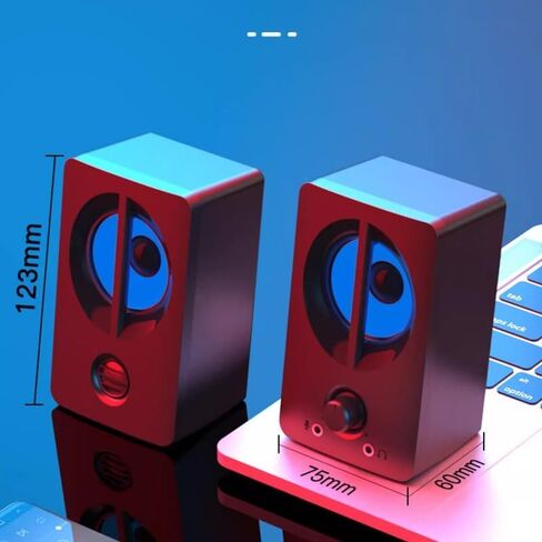 Desktop Speaker Small Wired Speaker Multimedia Speaker Office Laptop Small Speaker Home Esports Speaker in Saudi Arabia