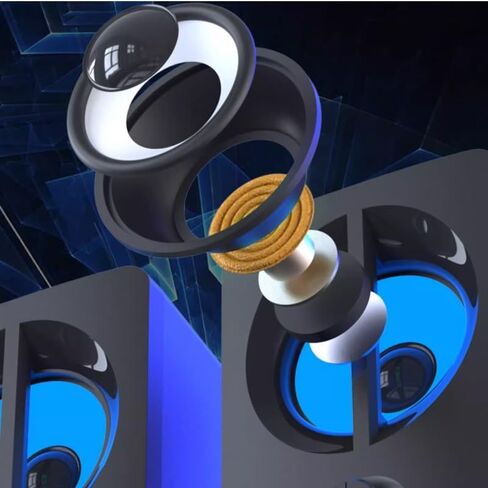 Desktop Speaker Small Wired Speaker Multimedia Speaker Office Laptop Small Speaker Home Esports Speaker in Saudi Arabia