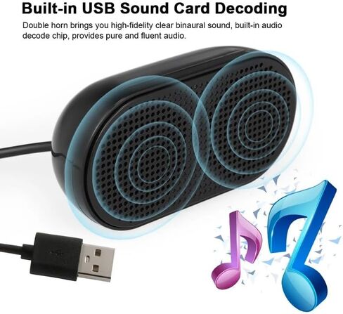 مكبر صوت مكبر صوت الكمبيوتر والتشغيل المحمولة التي يدعمها مكبرات الصوت التي تعمل بنظام USB 3W لأجهزة الكمبيوتر المحمولة للكمبيوتر الشخصي in Saudi Arabia