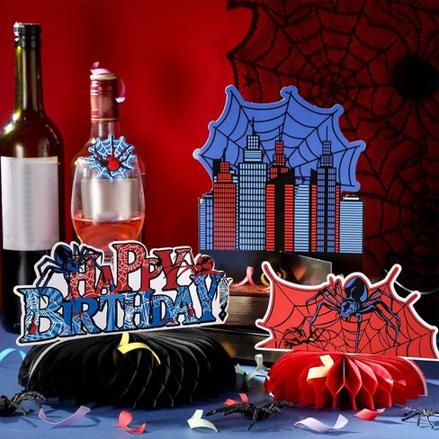 9 قطع من Outus قطعة مركزية على شكل قرص العسل من Happy Dude قطعة واحدة من Happy Dude لتزيين حفلات عيد الميلاد الأول مجموعة أغطية طاولات وجه مبتسم ومستلزمات حفلات الزفاف وحفلات استقبال المولود الجديد وحفلات أعياد الميلاد وديكور المنزل in Kuwait