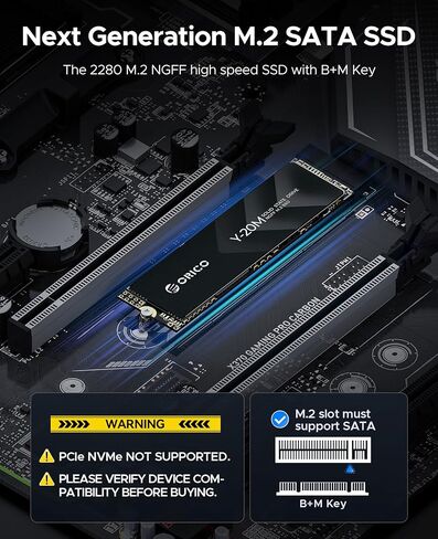 ORICO Y20M 4TB M.2 SATA SSD و DPM2P9-V1 10-in-1 USB-C station مع حاوية SSD ، 4K HDMI ، 100W PD ، و Bundle Ethernet in Saudi Arabia
