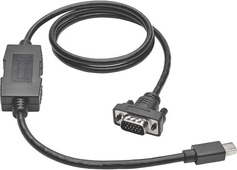 Tripp Lite mini displayport to VGA Action Adapter Cable ، MDP 1.2 ، MDP to HD15 (m/m) ، MDP2VGA ، 1080p ، 6 ft. (p586-006-VGA-V2) in Saudi Arabia