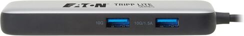 Tripp Lite USB-C Hub Docking Station Adapter with 2 USB-A, 1 USB-C, 1 HDMI, Memory Card Slots USB 3.2 Gen 2, 4K@60Hz HDMI, Micro SD + SD, 100W PD Charging Port, 3-Year Warranty (U444-06N-H4MUC3) in Saudi Arabia