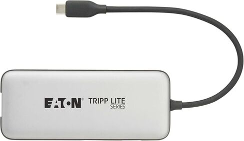 Tripp Lite USB-C Hub Docking Station Adapter with 2 USB-A, 1 USB-C, 1 HDMI, Memory Card Slots USB 3.2 Gen 2, 4K@60Hz HDMI, Micro SD + SD, 100W PD Charging Port, 3-Year Warranty (U444-06N-H4MUC3) in Saudi Arabia