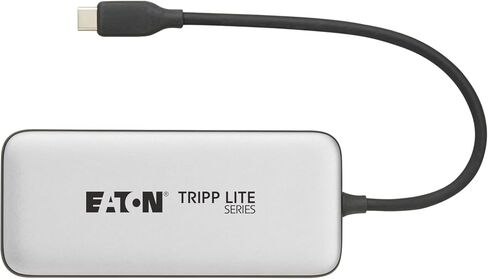 TRIPP LITE USB-C HUB محول محطة الإرساء مع 2 USB-A ، 1 USB-C ، 1 HDMI ، فتحات بطاقة الذاكرة USB 3.2 GEN 2 ، 4K@60HZ HDMI ، Micro SD + SD ، 100W PD PORT ، ضمان 3 سنوات (U444-06N-H4MUC3) in Kuwait