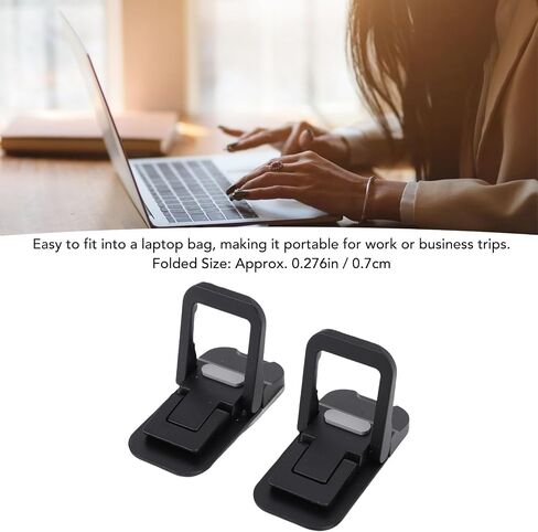 Aynefy Portable Invisible Captop Stand ، محمول كمبيوتر محمول غير مرئي سبيكة الألومنيوم 2 زاوية قابلة للطي قابلة للطي غير مرئي لمكتب دفتر لاصق للوحة المفاتيح in Saudi Arabia