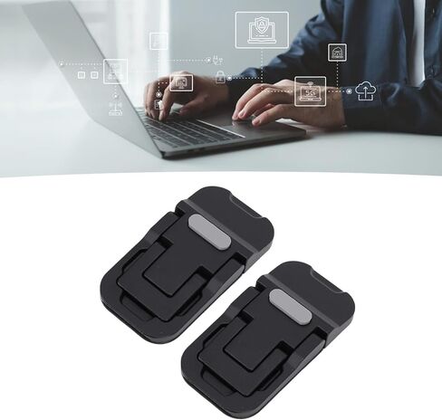 Aynefy Portable Invisible Captop Stand ، محمول كمبيوتر محمول غير مرئي سبيكة الألومنيوم 2 زاوية قابلة للطي قابلة للطي غير مرئي لمكتب دفتر لاصق للوحة المفاتيح in Saudi Arabia