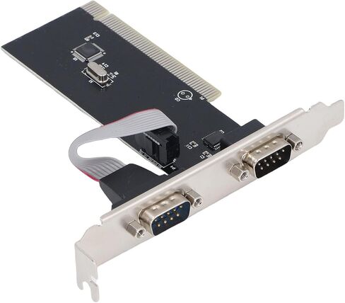 Zunate 2 Port PCIE Serial Card Card Adapter ، Industrial DB9 RS232 COM PORTS ، 16C550 UART WCH382 CHIP ، TAA LOW PLISTRIM in Kuwait