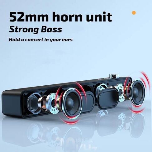 مكبرات صوت الكمبيوتر المحمولة AUX Wired Speaker PC/TV Home Theater System 4D Stereo Profesion (D) in Saudi Arabia