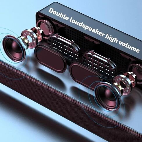 مكبرات صوت الكمبيوتر المحمولة AUX Wired Speaker PC/TV Home Theater System 4D Stereo Profesion (D) in Saudi Arabia