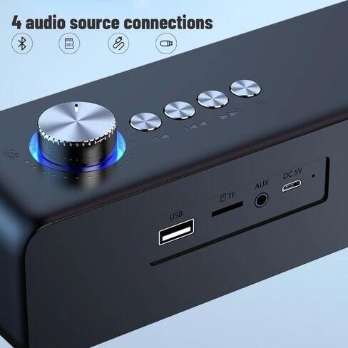 مكبرات صوت الكمبيوتر المحمولة AUX Wired Speaker PC/TV Home Theater System 4D Stereo Profesion (D) in Saudi Arabia