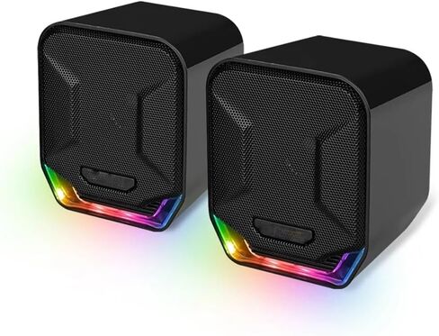 3.5 ملم وإحياء مكبرات صوت سلكية محيط مع مكبرات الصوت RGB Light Foolspeakers لجهاز الكمبيوتر المحمول للكمبيوتر الكمبيوتر الشخصي in Saudi Arabia