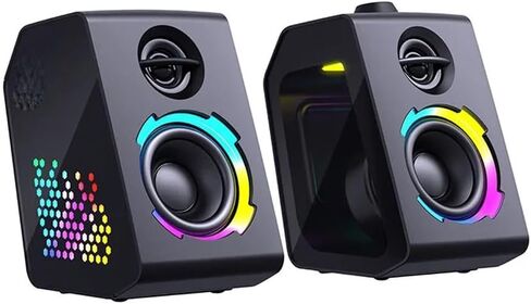 30W مكبرات صوت صوتية رائعة GRB GRB Light Gaming 2.0 Computer Multimedia PC SPEAKERS in Saudi Arabia