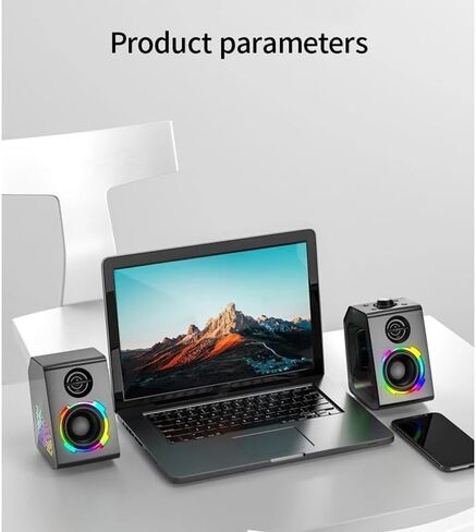 30W مكبرات صوت صوتية رائعة GRB GRB Light Gaming 2.0 Computer Multimedia PC SPEAKERS in Saudi Arabia