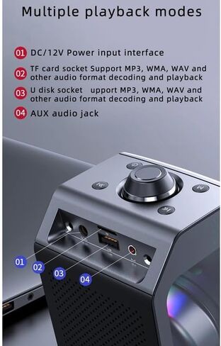 30W مكبرات صوت صوتية رائعة GRB GRB Light Gaming 2.0 Computer Multimedia PC SPEAKERS in Saudi Arabia