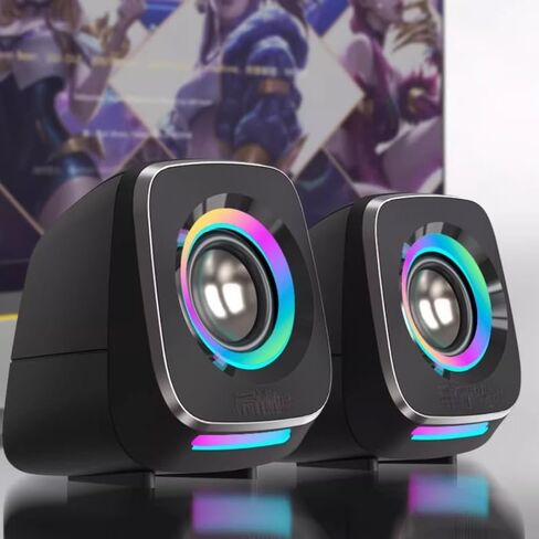Small Speaker Computer Audio Desktop Gaming Speaker Desktop Laptop Wired Home in Saudi Arabia
